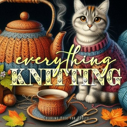 All Knitting Coloring Book for Adults, Monsoon Publishing - Paperback - 9781965017517