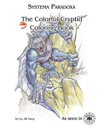 The Colorful Cryptid Coloring Book, Danielle Ackley-Mcphail - Paperback - 9781965266229