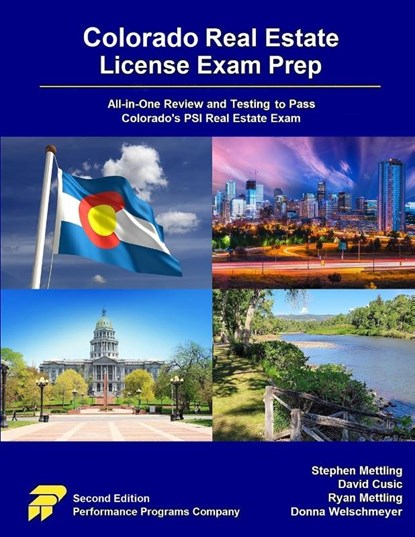 Colorado Real Estate License Exam Prep, Stephen Mettling ; David Cusic ; Ryan Mettling - Paperback - 9781965482216