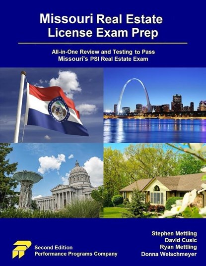 Missouri Real Estate License Exam Prep, Stephen Mettling ; David Cusic ; Ryan Mettling - Paperback - 9781965482278
