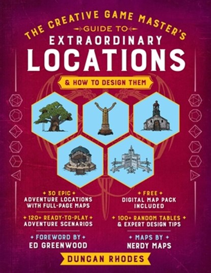 The Creative Game Master's Guide to Extraordinary Locations: & How to Design Them, Duncan Rhodes - Gebonden - 9781965636305