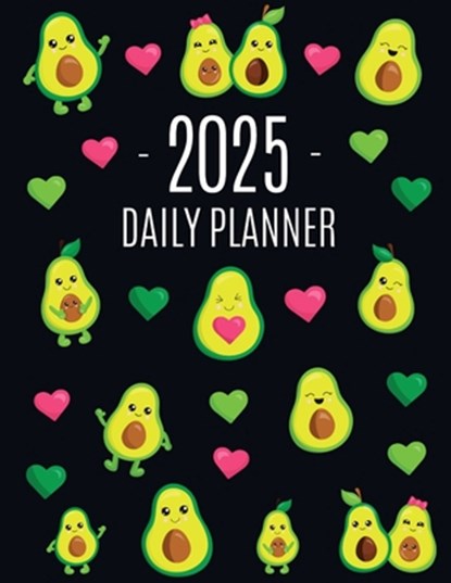 Avocado Daily Planner 2025, Happy Oak Tree Press - Paperback - 9781965994016