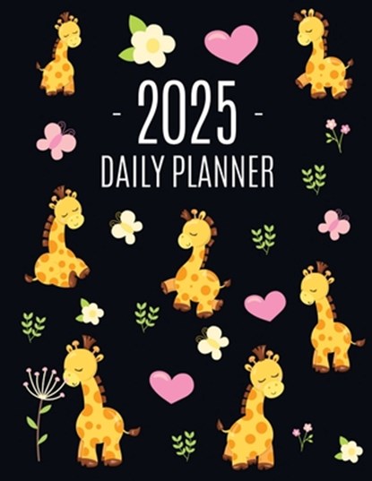 Cute Giraffe Planner 2025, Happy Oak Tree Press - Paperback - 9781965994238