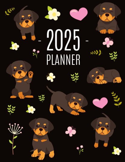 Rottweiler Planner 2025, Pimpom Pretty Press - Paperback - 9781965994252