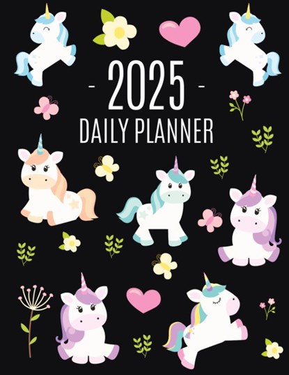 Unicorn Daily Planner 2025, Happy Oak Tree Press - Paperback - 9781965994337