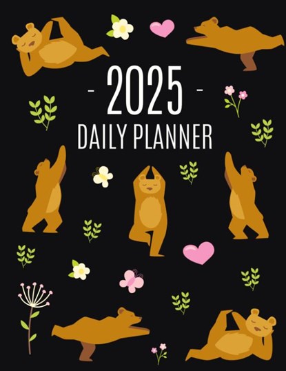 Yoga Bear Planner 2025, Happy Oak Tree Press - Paperback - 9781965994344