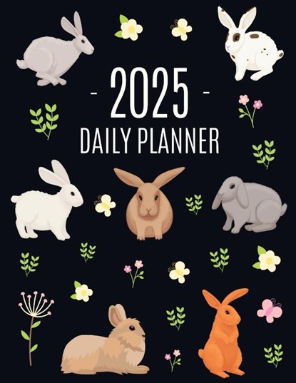 Rabbit Planner 2025, Happy Oak Tree Press - Paperback - 9781965994375