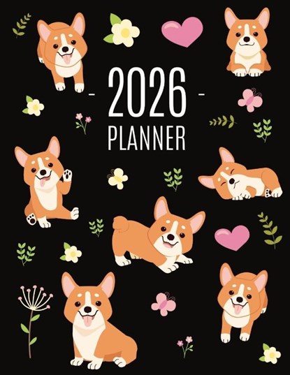Corgi Planner 2026, Happy Oak Tree Press - Paperback - 9781965994603