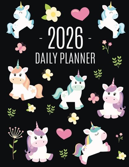 Unicorn Daily Planner 2026, Happy Oak Tree Press - Paperback - 9781965994825