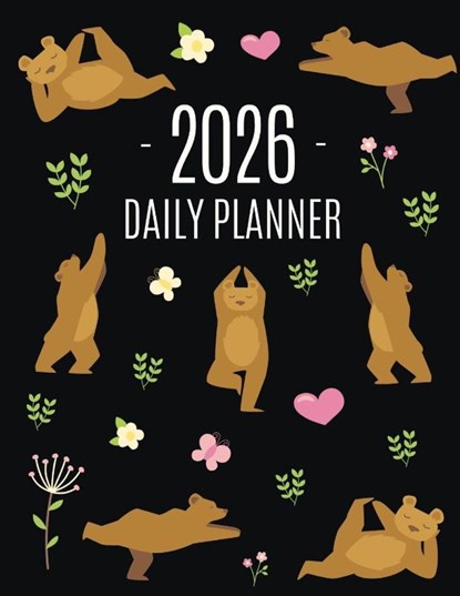 Yoga Bear Planner 2026, Happy Oak Tree Press - Paperback - 9781965994832