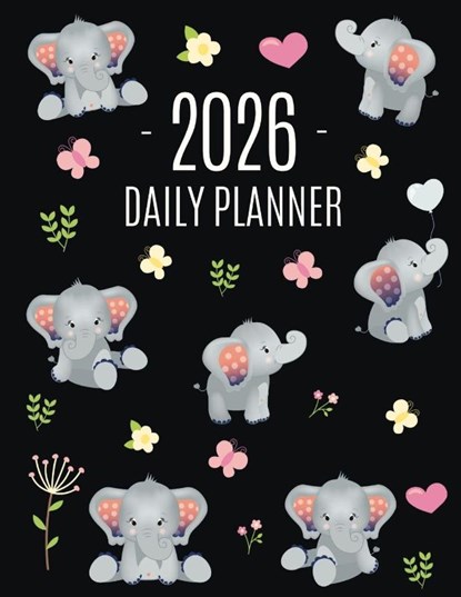 Baby Elephant Planner 2026, Happy Oak Tree Press - Paperback - 9781965994900