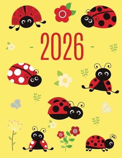 Ladybug Daily Planner 2026, Happy Oak Tree Press - Paperback - 9781965994917