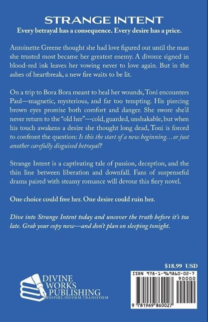 Strange Intent, Nina Bleu - Paperback - 9781969860027