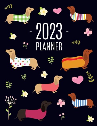 Dachshund Planner 2023, Happy Oak Tree Press - Paperback - 9781970177787