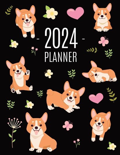 Corgi Planner 2024, Happy Oak Tree Press - Paperback - 9781970177923