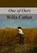 One of Ours, Willa Cather - Paperback - 9781974389735