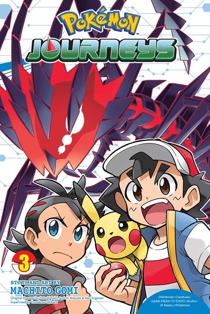 Pokemon Journeys, Vol. 3, Machito Gomi - Paperback - 9781974730094
