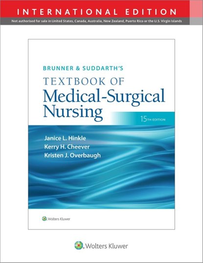 Brunner & Suddarth's Textbook of Medical-Surgical Nursing, Dr. Janice L Hinkle ; Kerry H. Cheever ; Kristen Overbaugh - Gebonden - 9781975170646