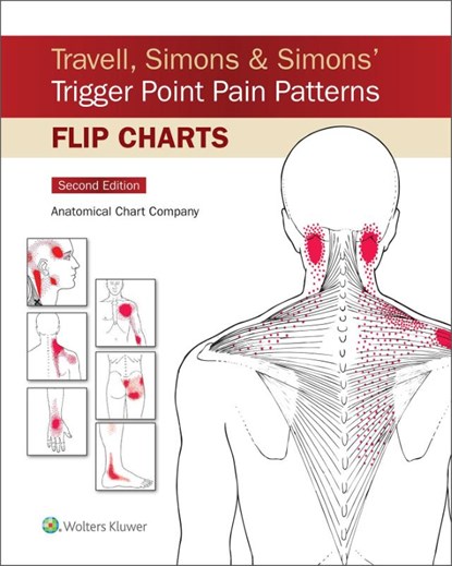 Travell, Simons & Simons’ Trigger Point Pain Patterns Flip Charts, Anatomical Chart Company - Gebonden - 9781975183783