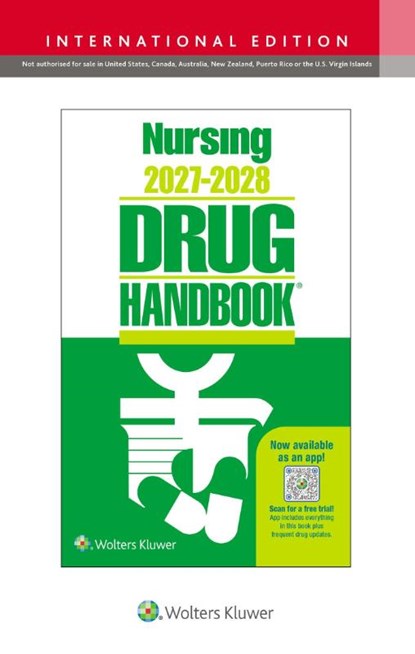 Nursing 2027-2028 Drug Handbook, Lippincott Williams & Wilkins - Paperback - 9781975277239