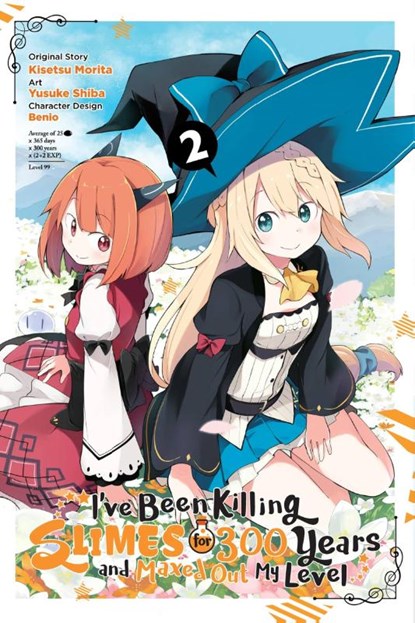 I've Been Killing Slimes for 300 Years and Maxed Out My Level, Vol. 2 (manga), Benio Benio ; Jasmine Bernhardt ; Kisetsu Morita ; Yusuke Shiba - Paperback - 9781975309169