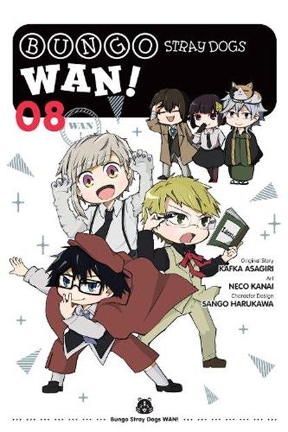 Bungo Stray Dogs: Wan!, Vol. 8, Kafka Asagiri ; Neco Kanai ; Sango Harukawa - Paperback - 9781975340414