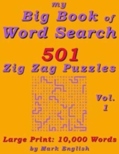 My Big Book Of Word Search, Mark English - Paperback - 9781981930098