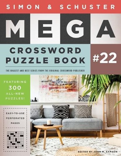Simon & Schuster Mega Crossword Puzzle Book #22, John M. Samson - Paperback - 9781982157012