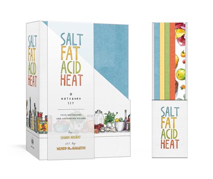 Salt, Fat, Acid, Heat Four-Notebook Set, Samin Nosrat ; Wendy MacNaughton - Gebonden Paperback - 9781984825513