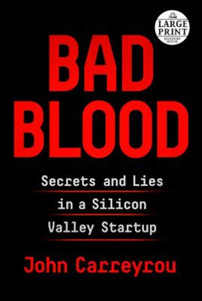Bad Blood, CARREYROU,  John - Paperback - 9781984833631