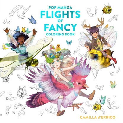 Pop Manga Flights of Fancy Coloring Book, Camilla D'Errico - Paperback - 9781984862280