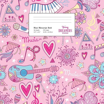 Music Manuscript Book, Young Dreamers Press - Paperback - 9781989387214