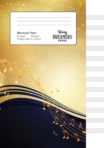 Manuscript Paper, Young Dreamers Press - Paperback - 9781989387436