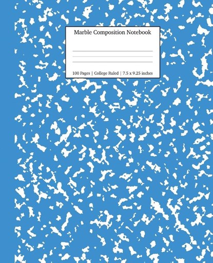 Marble Composition Notebook College Ruled, Young Dreamers Press - Paperback - 9781989387689