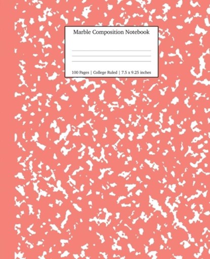 Marble Composition Notebook College Ruled, Young Dreamers Press - Paperback - 9781989387832