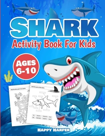 Shark Activity Book, Harper Hall - Paperback - 9781989543702