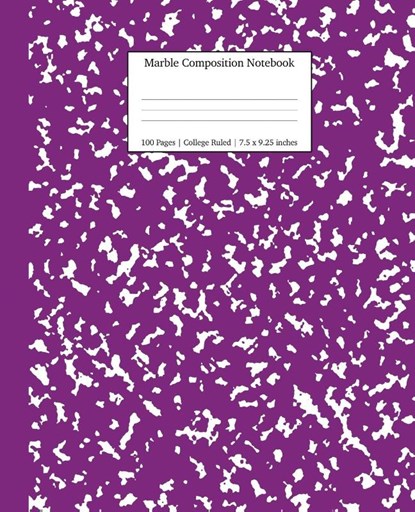 Marble Composition Notebook College Ruled, Young Dreamers Press - Paperback - 9781989790632
