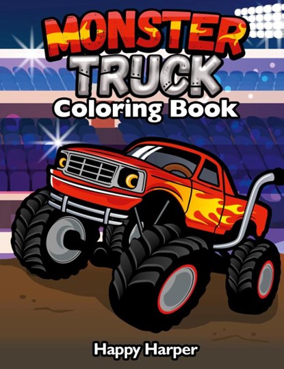 Monster Truck Coloring, Harper Hall - Paperback - 9781989968123