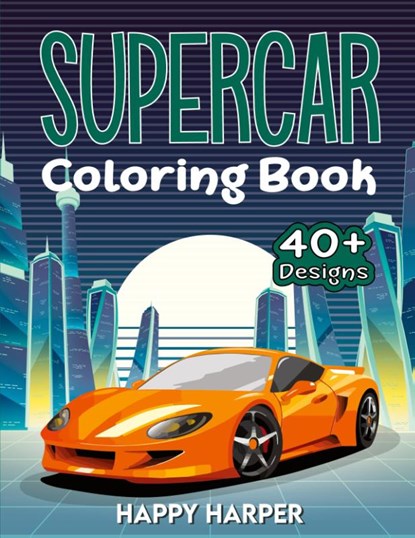 Supercar Coloring, Harper Hall - Paperback - 9781989968147