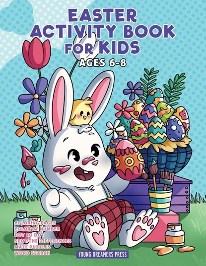 Easter Activity Book for Kids Ages 6-8, Young Dreamers Press - Paperback - 9781990136023
