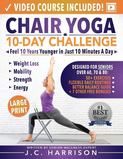 Chair Yoga for Seniors, Jc Harrison - Paperback - 9781998241385