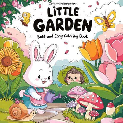 Bold & Easy Little Garden Coloring Book, Revive Coloring Books - Paperback - 9781998667871