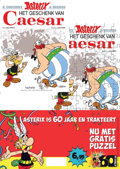 Asterix 21. het geschenk van caesar + puzzel, albert uderzo - Paperback - 9782012110854