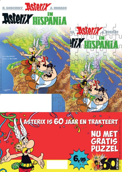 14. asterix in hispania + puzzel, albert Uderzo ;  rené Goscinny - Paperback - 9782012110892