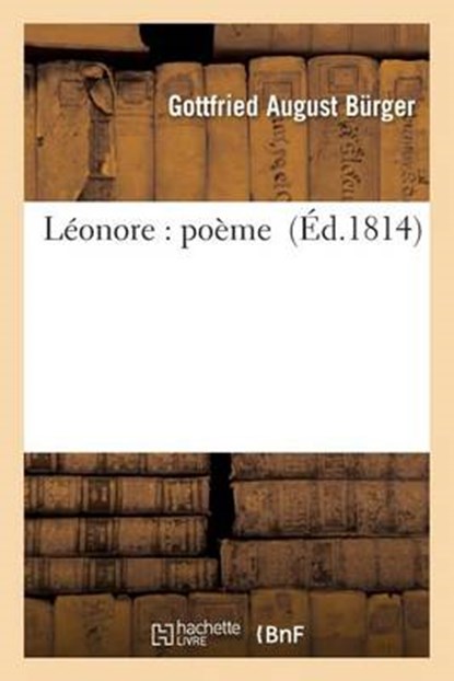 Leonore, BURGER,  Gottfried August - Paperback - 9782016166659