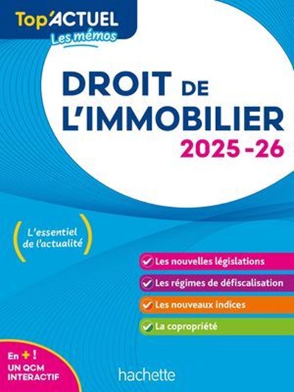 Top'Actuel Droit de l'immobilier 2025-2026, Sophie Bettini ; Serge Bettini - Ebook - 9782017903666