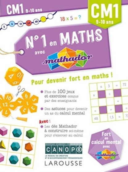 Numero 1 en Maths avec Mathador CM1, niet bekend - Paperback - 9782035963598