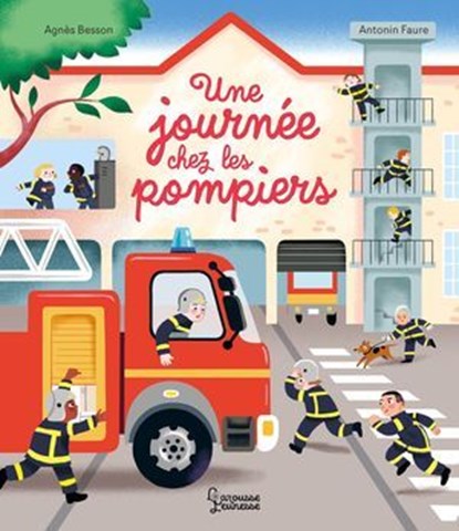 Une journée chez les pompiers, Agnès Besson - Ebook - 9782036059122