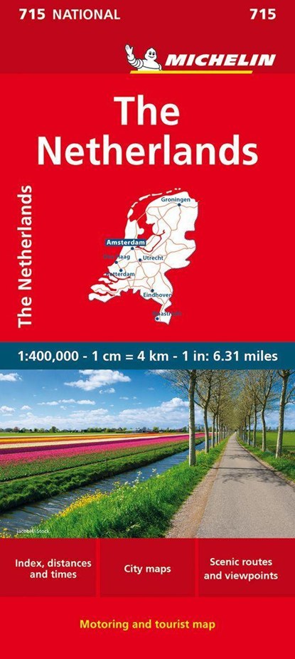 The Netherlands - Michelin National Map 715, Michelin - Gebonden - 9782067170629