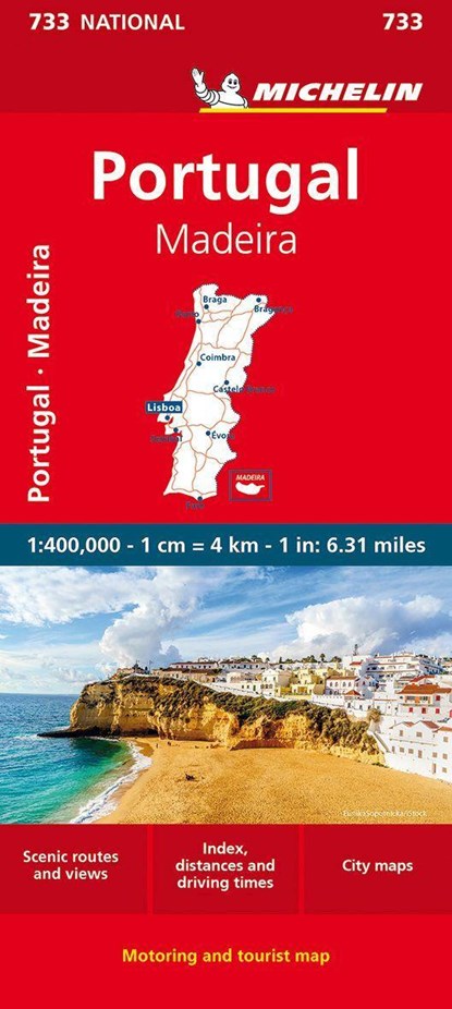 Portugal & Madeira - Michelin National Map 733, Michelin - Gebonden - 9782067171299
